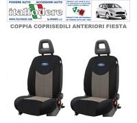 COPPIA COPRISEDILI FORD FIESTA SU MISURA Foderine SOLO ANTERIORI Beige 40