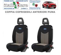 COPPIA COPRISEDILI FORD PUMA SU MISURA Foderine SOLO ANTERIORI Beige 40