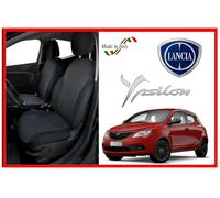 Coppia coprisedili per lancia ypsilon 1123 fodere set su misura nero antracite °