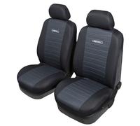 coppia copriseedile Metal per auto universale copertura sedili anteriori nero