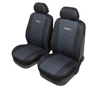 coppia copriseedile Metal per auto universale copertura sedili anteriori nero ST