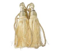 Coppia Corde per Tende 2pz Grandi Fascette Schienali Nappa Appendiabiti da Paret