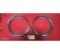 COPPIA CORNICE CERCHI FARI FIAT 1100D 1965 NUOVI