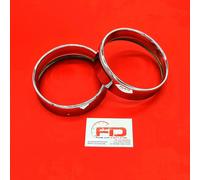 COPPIA CORNICI FARI ANTERIORIPER TIPO ORIGINALI PER FIAT 500 F/L/R ALTA QUALITA