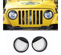 COPPIA CORNICI FARO ANTERIORE/ COPERTURA FARI JEEP WRANGLER TJ