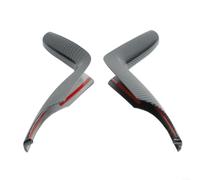 Coppia Cornici in di Carbonio per Honda Civic Coppia Cornici | 2014-2019, Copertura Pannello Leva del e Bicchieri, Accessori Interni Auto Decorativi in ABS