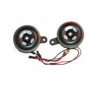 Coppia Corniere Fari Trombe Hella 12V Nero Agro Tractor Strong Tone GEc