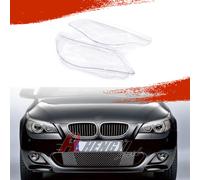 Coppia Cover Lente Copertura Faro Anteriore Per BMW 5 Serie E60 E61 2003-2007