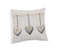 Coppia Cuscini Arredo Imbottiti Disegno Cuore Appeso