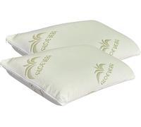 COPPIA CUSCINI IN MEMORY FOAM SAPONETTA SFODERABILE ALOE VERA H11 H13 H15 H18