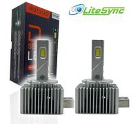 Coppia D1S LiteSync LED Xenon HID Lampadine Fari Per Fiat Bravo 2007-14