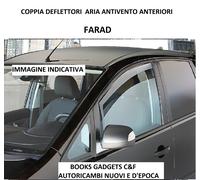 COPPIA DEFLETTORI ARIA ANTIVENTO FARAD PER HYUNDAI ix20 5 PORTE DAL 2011