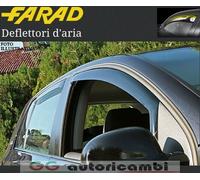 COPPIA DEFLETTORI ARIA FARAD OPEL CORSA C 2001>2005 5 PORTE ANTIVENTO ANTITURBO