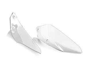 COPPIA DEFLETTORI LATERALI MAGGIORATI WRS R 1200 GS ADV 2013-18 / R 1250 GS ADV 2019-2023 (Trasparente)
