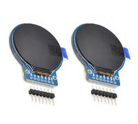 Coppia di 1 28" TFT Per moduli display circolari LCD con angolo di visione completo, interfaccia SPI e retroilluminazione a doppio LED ad alta luminosità (non saldatura)
