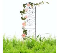 Coppia di 150 x 45 cm di giardino in metallo traliccio di supporto per la pianta esterna decorativa per arrampicarsi, viti e fiori build di ferro