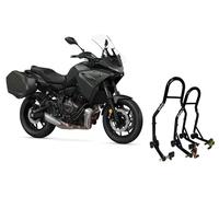 Coppia di 2 cavalletti moto alzamoto alza ruota anteriore e posteriore per alzare la gomma davanti e dietro della Yamaha Tracer 700 ABS GT