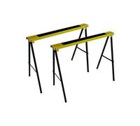 COPPIA DI 2 CAVALLETTI PIEGHEVOLE RICHIUDIBILI ANTISCIVOLO PORTATA KG 100 H 78