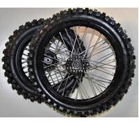 COPPIA DI 2 CERCHI SDG Ruote 60/100-14 E 80/100-12 Pit Bike mini Cross Complete