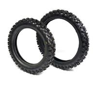 Coppia di 2 Gomme 14” 17” 90/100-14 E 70/100-17 Per Pit Bike mini Cross