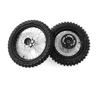 COPPIA DI 2 RUOTE CERCHI 14”12” SDG 60/100-14 80/100-12 COMPLETE DISCHI E CORONA