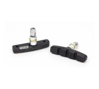 Elvedes V-type 60 Mm Complete Rim Brake Pads 25 Pairs Argento Black