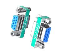 Coppia di adattatori DB9pin da 120 Ω con terminali CAN Bus resistori per reti di comunicazione industriale sicure, adattatore maschio/femmina