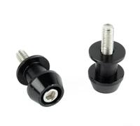 Coppia di adattatori M8 Racing per supporto moto, bobine per braccio oscillante anodizzato, per manutenzione e riparazione stabile, colore nero