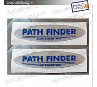 coppia di adesivi barca ranieri pathfinde limited edition resinati 3d a spessore