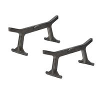 Coppia di alari in ghisa per camino poggialegna due alare Tondini