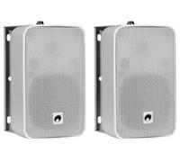 Coppia Di Altoparlanti Da Parete 4", IP65, 40W RMS, Bianco - ODP-204W
