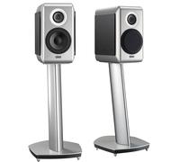 Coppia di altoparlanti da scaffale TAD ME1TX-S argento 3 vie con supporto ori...