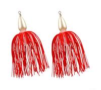 Coppia di ami da pesca con sei artigli, progettati per efficaci tecniche di cattura in mare (2#)