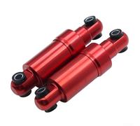 Coppia di ammortizzatori elettrici idraulici posteriori per scooter, 110 mm, paraolio, antivibrazione, sospensioni M4, compatibili con Kugoo, colore rosso