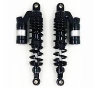 Coppia di ammortizzatori Regolabili per Moto da 320 mm con Molla da 7 mm e azoto per CB400 Super Four 1992 1993 1994 1995 1996 1997 1998 1999, Colore Nero.