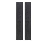 Coppia di Ante della Linea DAVINCI, (LxAxP) 74,90x209,60x1,60 cm, Colore Nero Ch