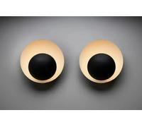 Coppia Di Applique Moderno Di Metà Secolo Lampada Italiana Faretto Luce Disco