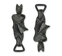 Coppia di apribottiglie pipistrello replica design retrò decorazione