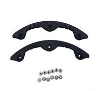 Coppia di barre di protezione dei bordi dello snowboard, 2 pezzi, con striscia curva in plastica anti-collisione per snowboard e skateboard (S)