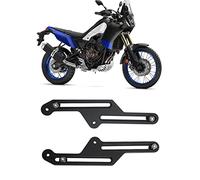 Coppia di Barre di Sollevamento per Parabrezza Moto Regolabili per Parabrezza di Ricambio Anodizzato Nero per 700 XT700Z 2019-2021