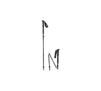 Coppia di bastoncini da trekking lacal quick stick compact carbon
