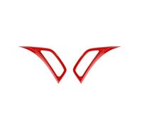 Coppia di bocchette di ventilazione per auto, facili da installare, in ABS, decorazione automobilistica per decorazione automobilistica