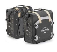 Givi Gravel-T GRT709B 35+35L, borse laterali impermeabili 2 x 35 l male Nero/Grigio/Beige
