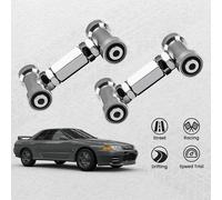 COPPIA DI BRACCI DI CONTROLLO CAMBER FOR NISSAN SKYLINE R32 SILVER 200SX 180SX