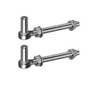 Coppia di bulloni a J in acciaio cerniere per cancello resistente alla ruggine porta resistente per esterni in metallo fattoria