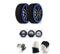 COPPIA DI CALZE DA NEVE E GHIACCIO PER COPERTONE RUOTA AUTO MISURE PNEUMATICI 235/45-19 (77964) CALZANEVE GOODYEAR OMOLOGATE TG. XL COPERTURA PER CIRCOLAZIONE SU NEVE VEICOLI STRADALI START GRIP