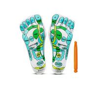 Coppia di calze massaggianti e piedi 1 cotone poliestere agopressione