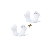 Coppia di calzini bv sport light 3d ultra short x2 bianchi