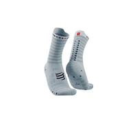 Coppia di calzini compressport pro racing v4 0 ultralight run high white