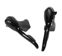 Coppia di cambi doppi in alluminio compatibili shimano Microshift Noir